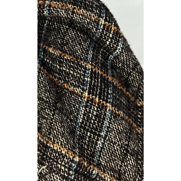 FRANK & EILEEN Sz M Medium Gavin Wool Blend Boucle Plaid Shirt Jacket - Picture 5 of 12